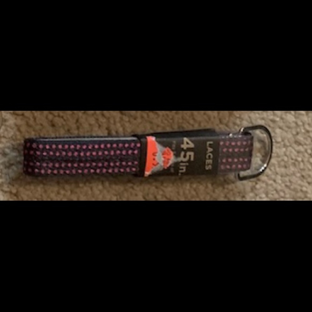 Black with red dots Converse laces